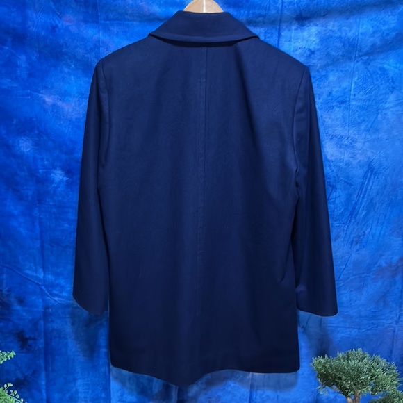 Vintage Pendleton 100% virgin Wool size 6 navy double breasted Pea Coat - Picture 9 of 9